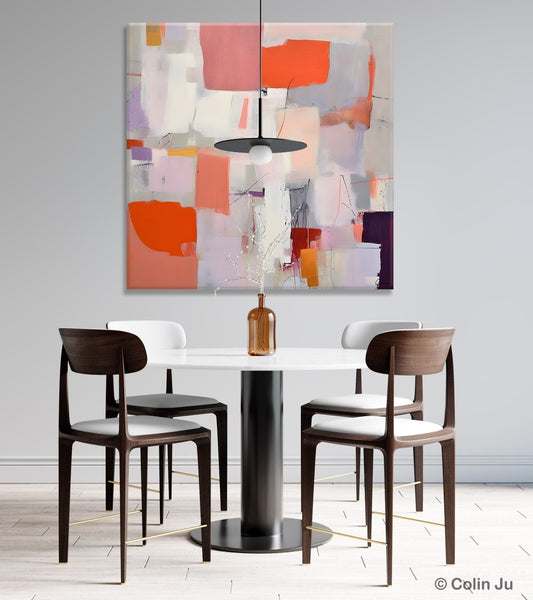 Modern Acrylic Artwork, Original Abstract Wall Art, Contemporary Canvas Art, Hand Painted Canvas Art, Large Abstract Painting for Bedroom-Silvia Home Craft