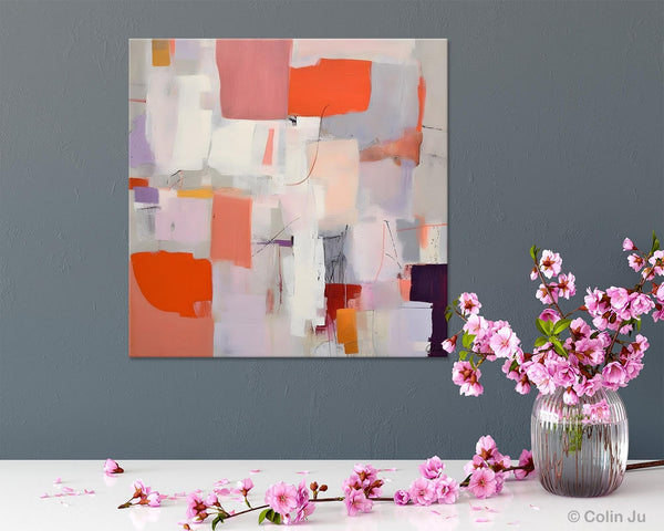 Modern Acrylic Artwork, Original Abstract Wall Art, Contemporary Canvas Art, Hand Painted Canvas Art, Large Abstract Painting for Bedroom-Silvia Home Craft