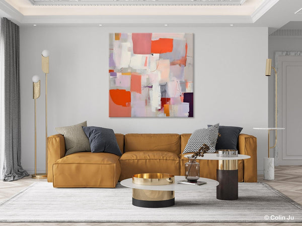 Modern Acrylic Artwork, Original Abstract Wall Art, Contemporary Canvas Art, Hand Painted Canvas Art, Large Abstract Painting for Bedroom-Silvia Home Craft
