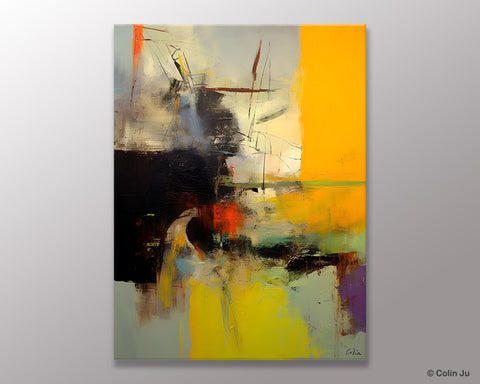 Large Wall Art Paintings for Living Room, Large Original Artwork, Contemporary Acrylic Painting on Canvas, Modern Canvas Art Paintings-Silvia Home Craft