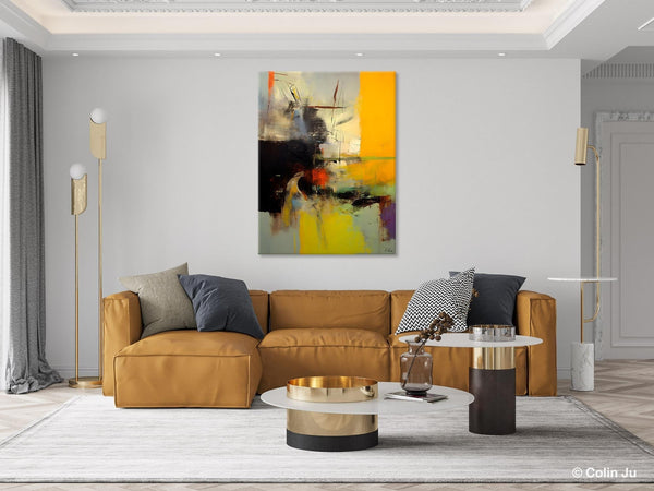 Large Wall Art Paintings for Living Room, Large Original Artwork, Contemporary Acrylic Painting on Canvas, Modern Canvas Art Paintings-Silvia Home Craft