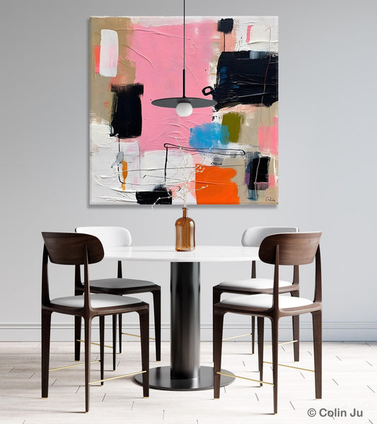 Modern Acrylic Artwork, Large Abstract Painting for Bedroom, Original Abstract Wall Art, Modern Canvas Paintings, Contemporary Canvas Art-Silvia Home Craft
