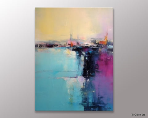 Large Original Artwork, Contemporary Acrylic Painting on Canvas, Large Wall Art Paintings for Living Room, Modern Canvas Art Paintings-Silvia Home Craft