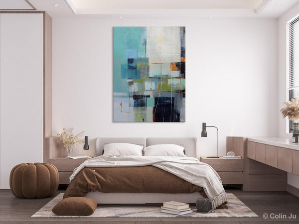 Canvas Paintings for Dining Room, Extra Large Modern Wall Art, Acrylic Painting on Canvas, Contemporary Painting, Original Abstract Painting-Silvia Home Craft