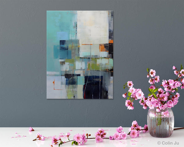 Canvas Paintings for Dining Room, Extra Large Modern Wall Art, Acrylic Painting on Canvas, Contemporary Painting, Original Abstract Painting-Silvia Home Craft