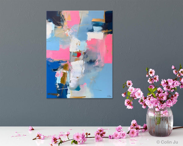Large Art Painting for Living Room, Original Canvas Art, Contemporary Acrylic Painting on Canvas, Oversized Modern Abstract Wall Paintings-Silvia Home Craft