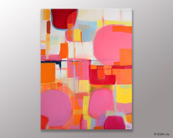 Large Contemporary Wall Art, Extra Large Paintings for Bedroom, Abstract Wall Paintings, Heavy Texture Canvas Art, Original Modern Painting-Silvia Home Craft