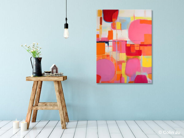 Large Contemporary Wall Art, Extra Large Paintings for Bedroom, Abstract Wall Paintings, Heavy Texture Canvas Art, Original Modern Painting-Silvia Home Craft