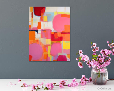 Large Contemporary Wall Art, Extra Large Paintings for Bedroom, Abstract Wall Paintings, Heavy Texture Canvas Art, Original Modern Painting-Silvia Home Craft