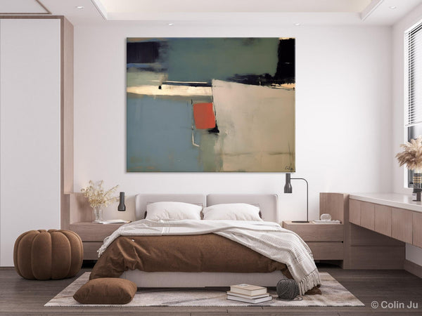 Huge Abstract Painting for Bedroom, Large Original Abstract Wall Art, Oversized Contemporary Acrylic Paintings, Abstract Paintings on Canvas-Silvia Home Craft