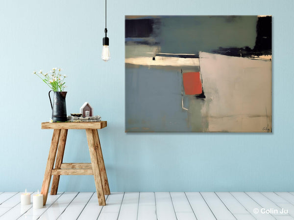 Huge Abstract Painting for Bedroom, Large Original Abstract Wall Art, Oversized Contemporary Acrylic Paintings, Abstract Paintings on Canvas-Silvia Home Craft