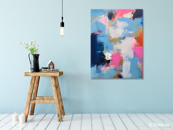 Oversized Modern Abstract Wall Paintings, Original Canvas Art, Contemporary Acrylic Painting on Canvas, Large Wall Art Painting for Bedroom-Silvia Home Craft