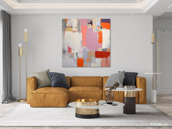 Modern Acrylic Paintings, Original Modern Paintings, Contemporary Canvas Art for Living Room, Extra Large Abstract Paintings on Canvas-Silvia Home Craft