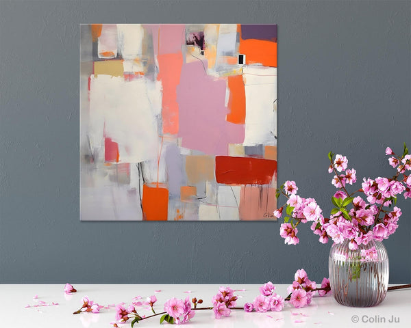 Modern Acrylic Paintings, Original Modern Paintings, Contemporary Canvas Art for Living Room, Extra Large Abstract Paintings on Canvas-Silvia Home Craft