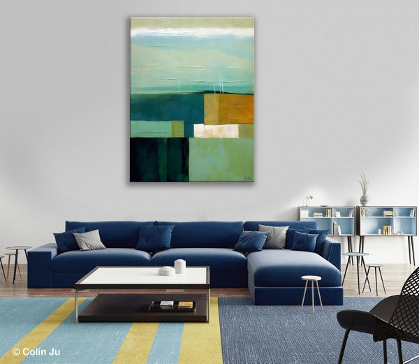 Large Wall Art Painting for Bedroom, Original Canvas Artwork, Contemporary Acrylic Painting on Canvas, Oversized Abstract Wall Art Paintings-Silvia Home Craft