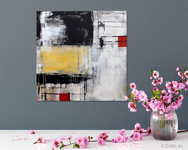 Original Modern Acrylic Artwork, Extra Large Abstract Paintings for Dining Room, Modern Canvas Art Paintings, Abstract Wall Art for Bedroom-Silvia Home Craft