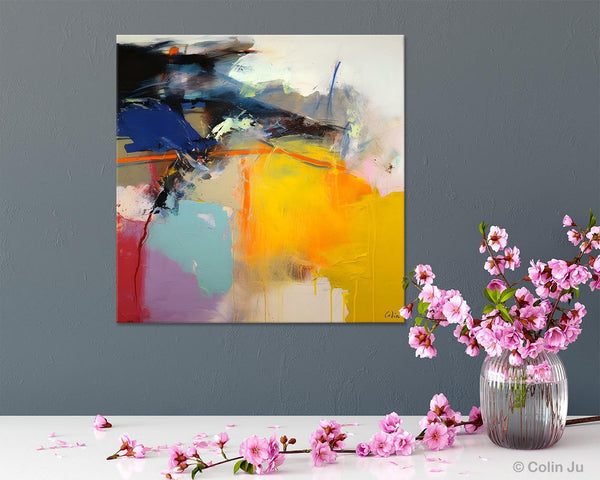 Original Modern Abstract Artwork, Extra Large Canvas Paintings for Living Room, Modern Canvas Art Paintings, Abstract Wall Art for Sale-Silvia Home Craft