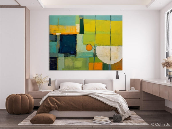 Contemporary Acrylic Paintings, Hand Painted Original Canvas Wall Art, Large Canvas Art Painting for Bedroom, Huge Modern Abstract Paintings-Silvia Home Craft