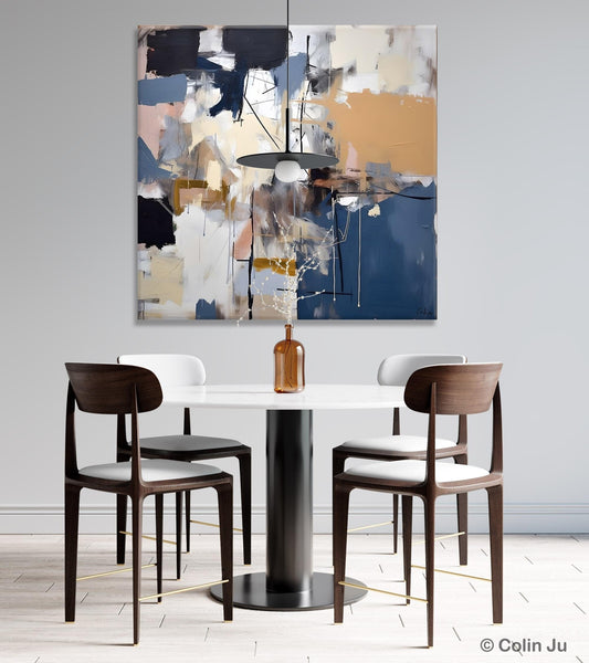 Extra Large Canvas Paintings for Living Room, Original Modern Abstract Artwork, Modern Canvas Art Paintings, Abstract Wall Art for Sale-Silvia Home Craft
