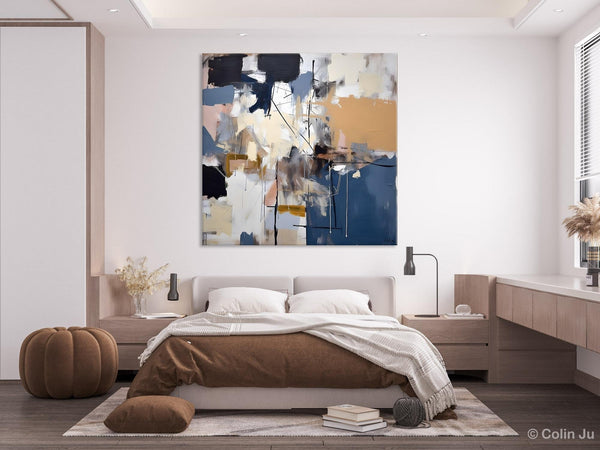 Extra Large Canvas Paintings for Living Room, Original Modern Abstract Artwork, Modern Canvas Art Paintings, Abstract Wall Art for Sale-Silvia Home Craft
