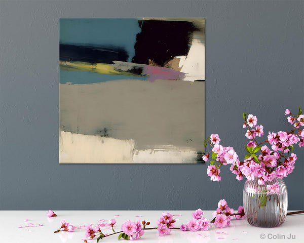 Abstract Wall Art for Bedroom, Original Modern Acrylic Artwork, Modern Canvas Art Paintings, Extra Large Abstract Paintings for Dining Room-Silvia Home Craft
