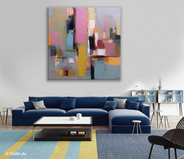 Original Modern Abstract Artwork, Modern Canvas Art Paintings, Extra Large Canvas Paintings for Living Room, Abstract Wall Art for Sale-Silvia Home Craft