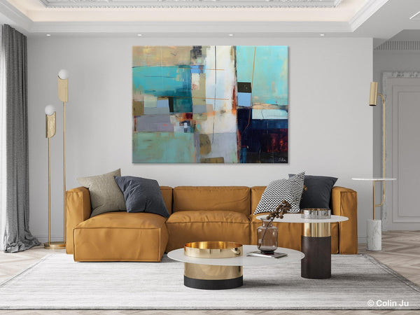 Hand Painted Original Canvas Wall Art, Large Canvas Art Painting for Bedroom, Huge Modern Abstract Paintings, Contemporary Acrylic Paintings-Silvia Home Craft