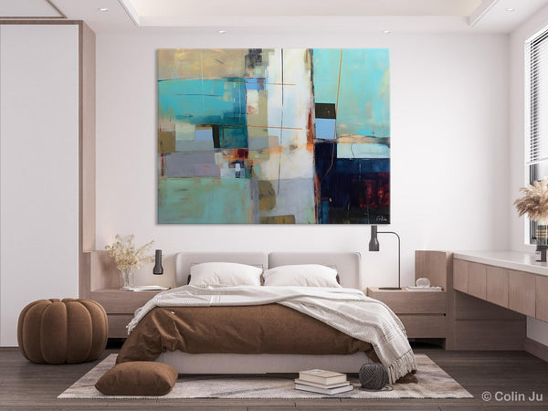 Hand Painted Original Canvas Wall Art, Large Canvas Art Painting for Bedroom, Huge Modern Abstract Paintings, Contemporary Acrylic Paintings-Silvia Home Craft