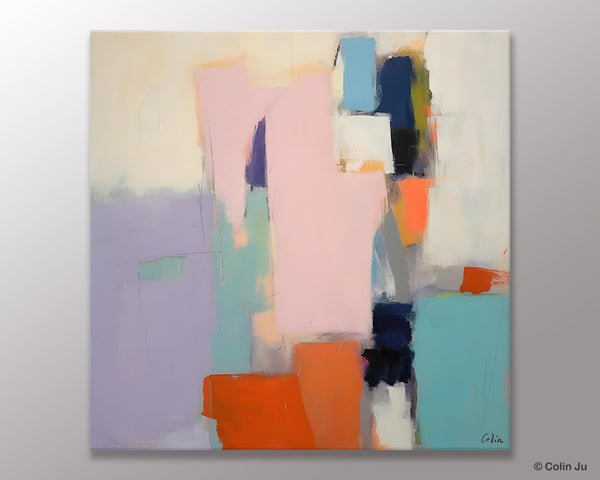 Modern Acrylic Paintings, Original Modern Paintings, Contemporary Canvas Art for Living Room, Extra Large Abstract Paintings on Canvas-Silvia Home Craft