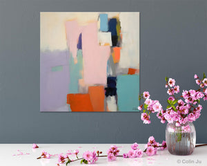 Modern Acrylic Paintings, Original Modern Paintings, Contemporary Canvas Art for Living Room, Extra Large Abstract Paintings on Canvas-Silvia Home Craft