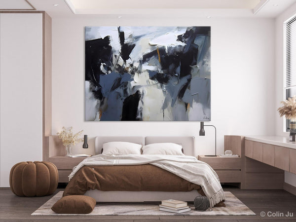 Simple Canvas Art, Contemporary Painting on Canvas, Extra Large Wall Art Paintings, Original Canvas Art for sale, Simple Abstract Paintings-Silvia Home Craft