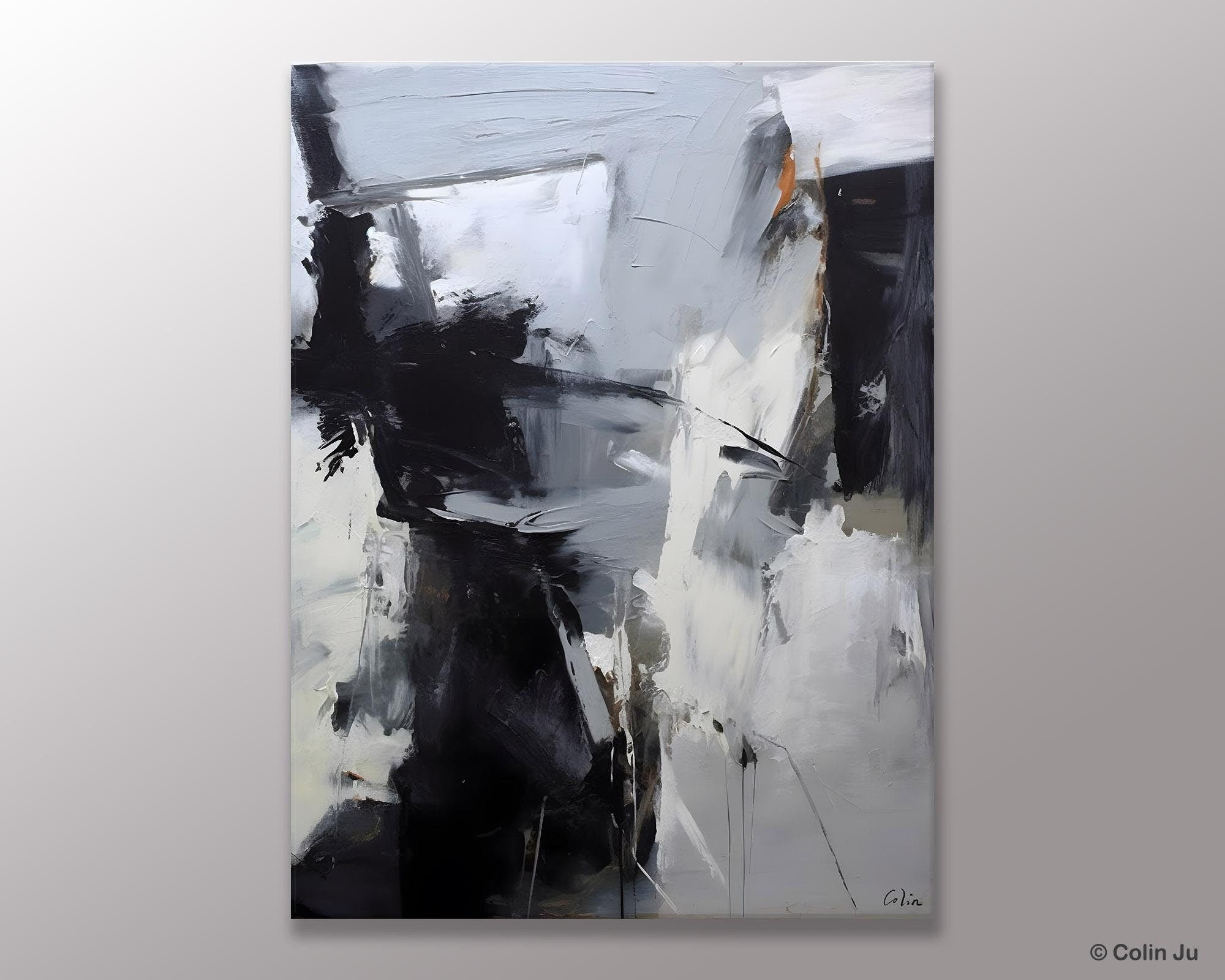 Original Abstract Canvas Art, Large Wall Painting for Bedroom, Hand Painted Canvas Art, Large Modern Paintings, Acrylic Painting on Canvas-Silvia Home Craft