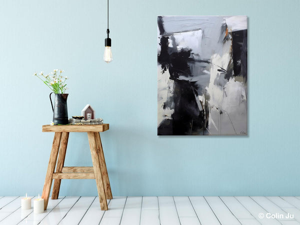 Original Abstract Canvas Art, Large Wall Painting for Bedroom, Hand Painted Canvas Art, Large Modern Paintings, Acrylic Painting on Canvas-Silvia Home Craft