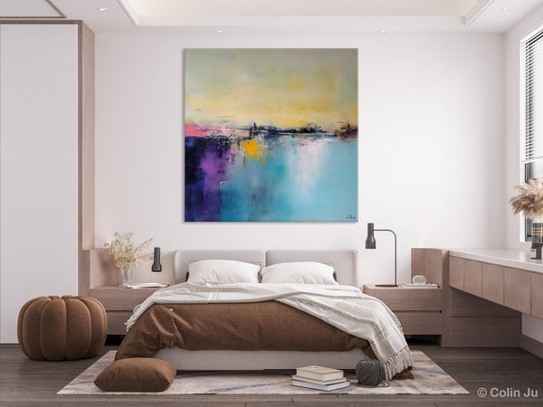 Original Abstract Wall Art, Simple Canvas Art, Large Canvas Paintings for Living Room, Large Abstract Artwork, Modern Acrylic Art for Sale-Silvia Home Craft