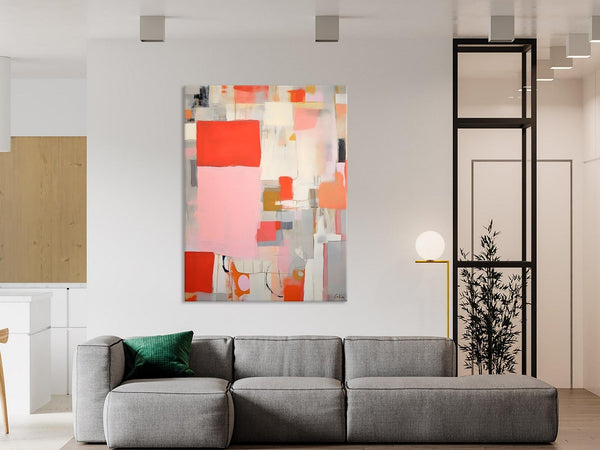 Original Wall Art Paintings, Large Paintings for Sale, Large Modern Canvas Art for Bedroom, Hand Painted Canvas Art, Acrylic Art on Canvas-Silvia Home Craft