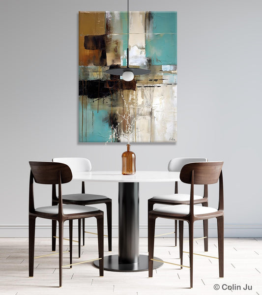 Hand Painted Canvas Art, Modern Paintings, Extra Large Paintings for Living Room, Large Contemporary Wall Art, Original Abstract Painting-Silvia Home Craft