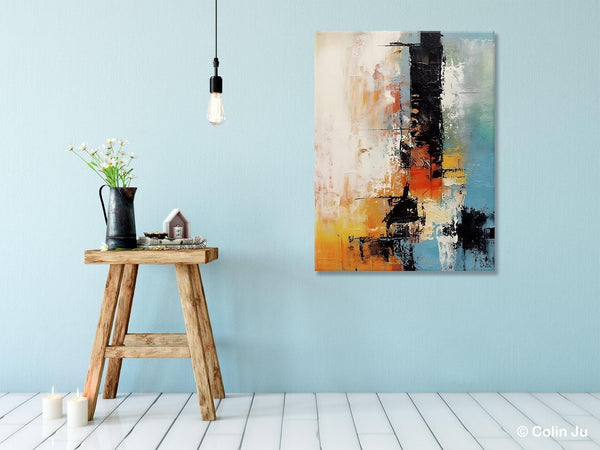 Contemporary Wall Art Paintings, Hand Painted Canvas Art, Original Abstract Art, Modern Acrylic Paintings, Large Paintings for Living Room-Silvia Home Craft