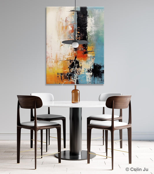 Contemporary Wall Art Paintings, Hand Painted Canvas Art, Original Abstract Art, Modern Acrylic Paintings, Large Paintings for Living Room-Silvia Home Craft