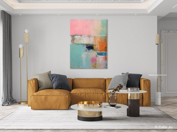 Canvas Paintings for Dining Room, Oversized Modern Wall Art, Acrylic Painting on Canvas, Contemporary Paintings, Original Abstract Paintings-Silvia Home Craft