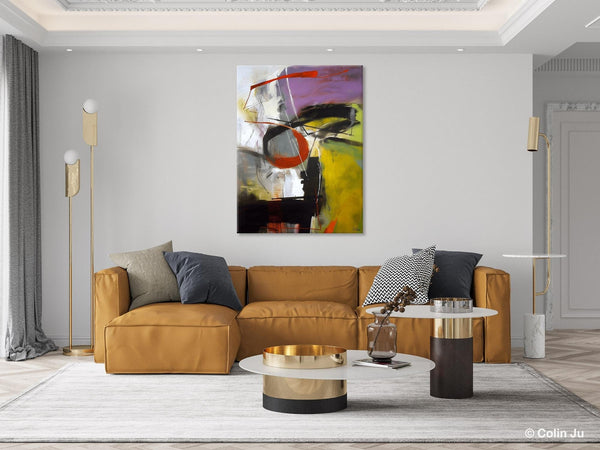 Large Original Artwork, Contemporary Acrylic Painting on Canvas, Large Wall Art Paintings for Living Room, Modern Canvas Art Paintings-Silvia Home Craft