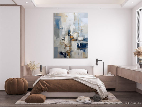 Oversized Contemporary Acrylic Paintings, Modern Abstract Paintings, Original Canvas Wall Art, Extra Large Canvas Painting for Living Room-Silvia Home Craft