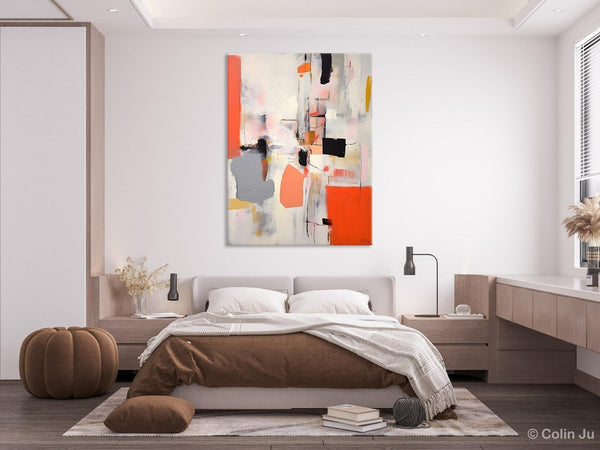 Acrylic Painting on Canvas, Contemporary Painting, Canvas Paintings for Dining Room, Extra Large Modern Wall Art, Original Abstract Painting-Silvia Home Craft