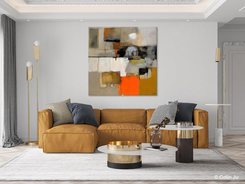 Contemporary Canvas Art, Modern Acrylic Artwork, Buy Art Paintings Online, Original Modern Paintings, Large Abstract Painting for Bedroom-Silvia Home Craft