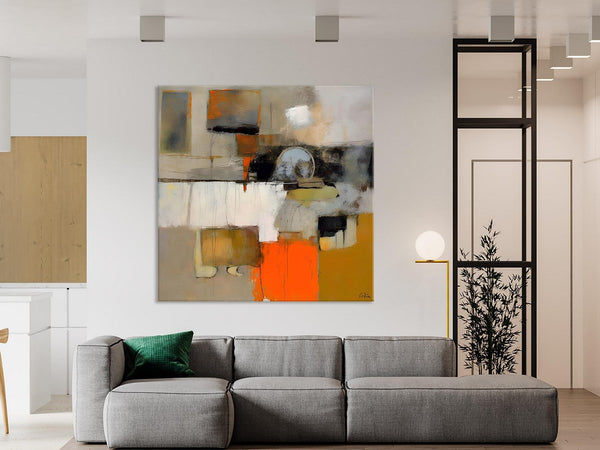 Contemporary Canvas Art, Modern Acrylic Artwork, Buy Art Paintings Online, Original Modern Paintings, Large Abstract Painting for Bedroom-Silvia Home Craft
