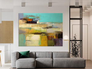 Modern Wall Art Ideas for Bedroom, Extra Large Canvas Painting, Original Abstract Art, Hand Painted Wall Art, Contemporary Acrylic Paintings-Silvia Home Craft