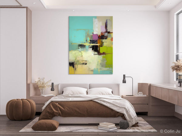 Contemporary Wall Art Paintings, Extra Large Original Art, Abstract Landscape Artwork, Landscape Painting on Canvas, Hand Painted Canvas Art-Silvia Home Craft
