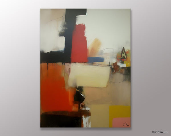 Large Contemporary Wall Art, Abstract Wall Paintings, Extra Large Paintings for Bedroom, Hand Painted Canvas Art, Original Modern Painting-Silvia Home Craft