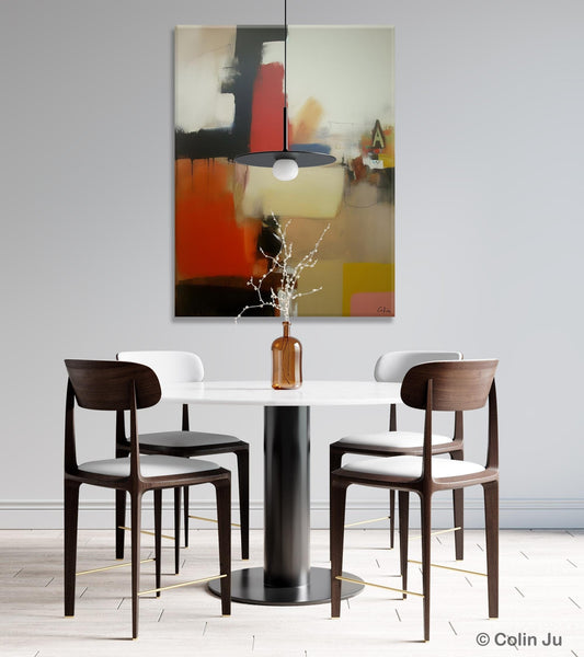 Large Contemporary Wall Art, Abstract Wall Paintings, Extra Large Paintings for Bedroom, Hand Painted Canvas Art, Original Modern Painting-Silvia Home Craft