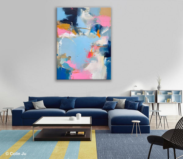Large Modern Canvas Wall Paintings, Original Abstract Art, Large Wall Art Painting for Living Room, Contemporary Acrylic Painting on Canvas-Silvia Home Craft