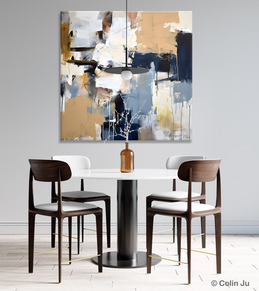 Large Wall Art for Bedroom, Abstract Modern Acrylic Art, Canvas Paintings for Sale, Modern Original Abstract Art, Contemporary Canvas Art-Silvia Home Craft